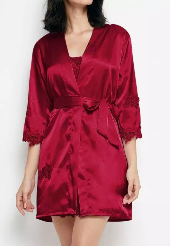 Red Night Robe