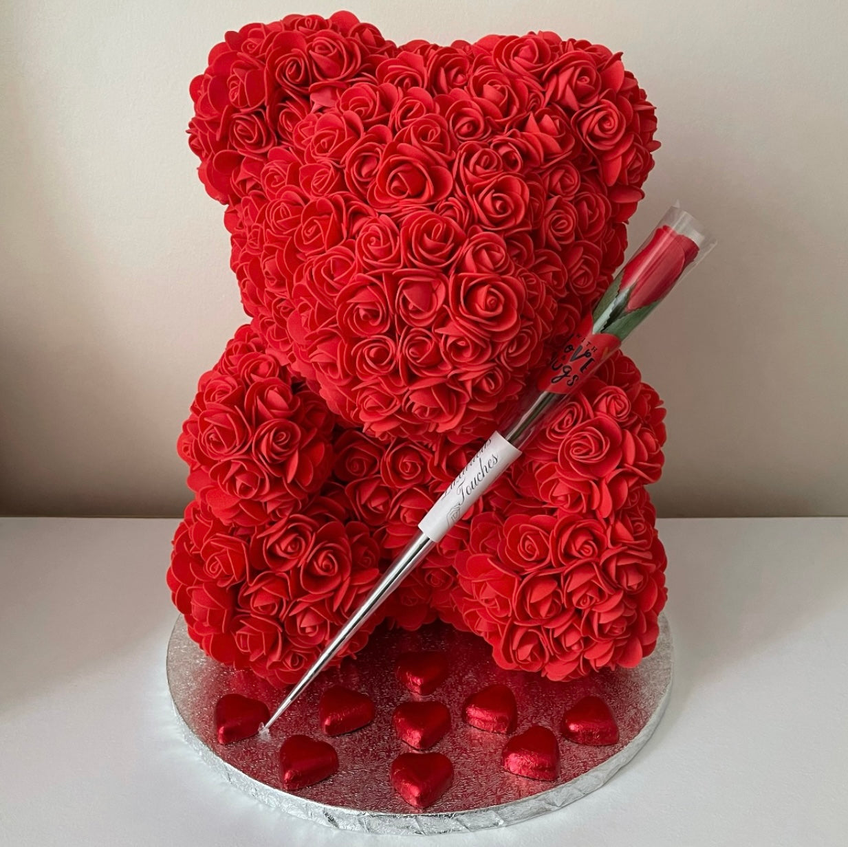 Teddy Rose Bear L