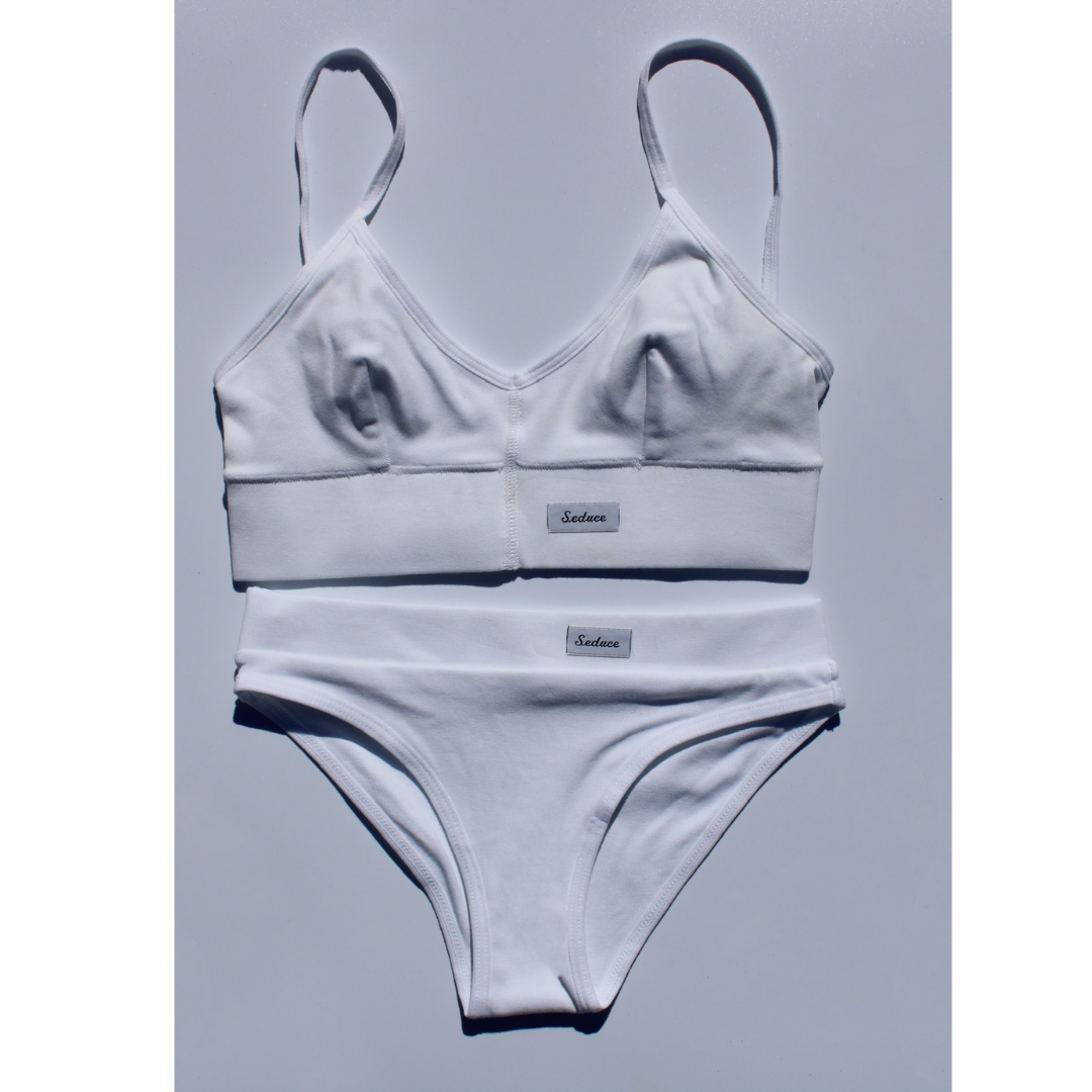 BRALETI I BARDH V-Qafa & SHKURTIMET BIKINI