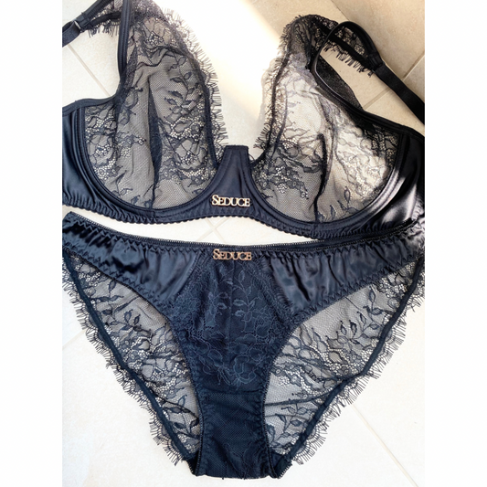 BLACK ADEELA SET