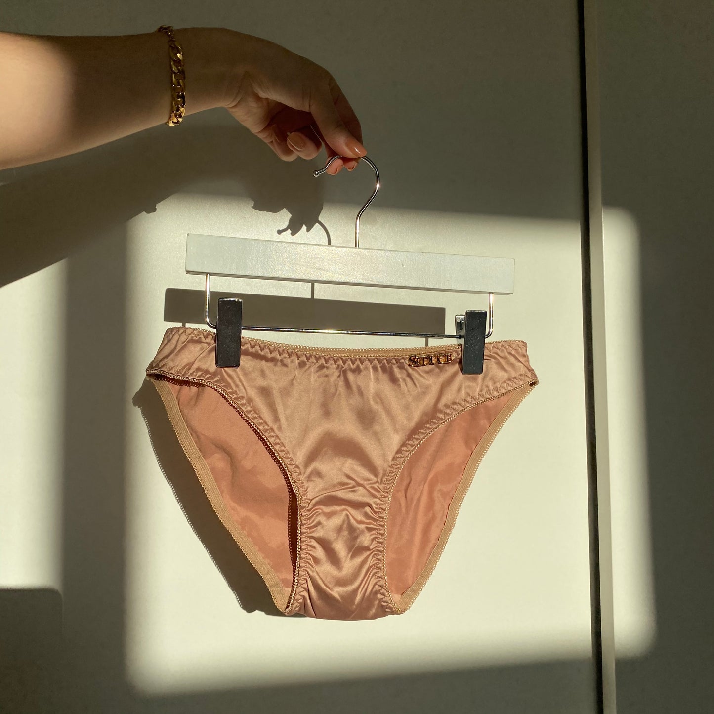 NUDE SATIN UNDERWEAR